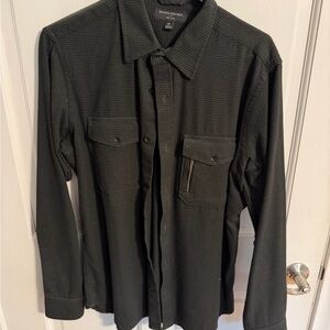 Banana Republic Dark Gray Men's Shirt Jacket